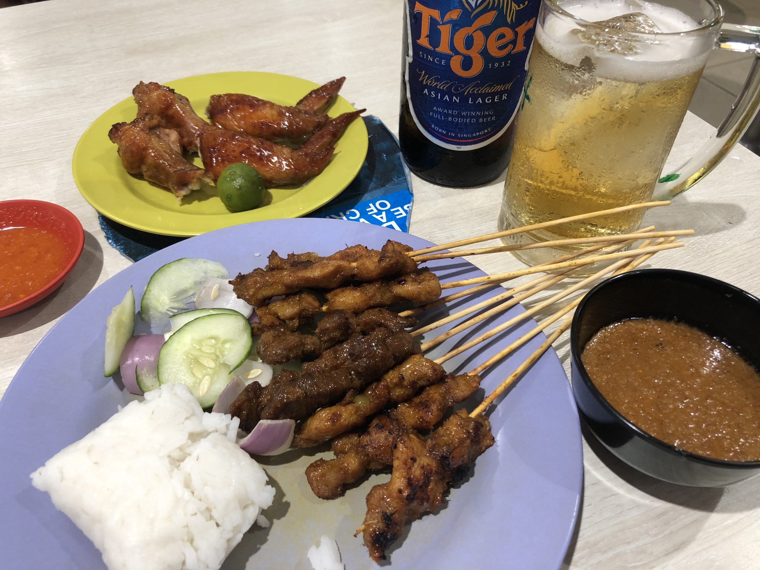 絶品 中華系サテーとパリッ ジューシーなチキンウィング q Chicken Wings シンガポール食べ歩きノート